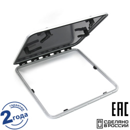 Люк палубный подъемный Фрегат 660x660 (монтажный размер 620х620) R42 5" без противоскользящих полос