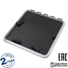 Люк палубный подъемный Фрегат 660x660 (монтажный размер 620х620) R42 5" без противоскользящих полос