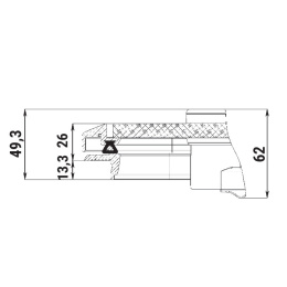 Люк палубный подъемный Фрегат 660x660 (монтажный размер 620х620) R42 5" без противоскользящих полос