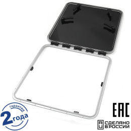 Люк палубный подъемный Фрегат 660x660 (монтажный размер 620х620) R42 5" без противоскользящих полос