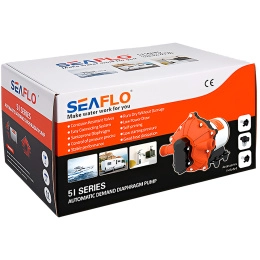 Помпа водоподающая мембранная 20 л/мин 4.2 бар 12В 8А TTI SeaFlo (SFDP1-055-060-51 new)