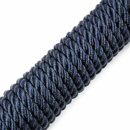 Трос швартовый 10мм*9м 3-прядный нагрузка 2500 кг синий Петроканат (115009P)