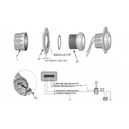 Счетчик моточасов бел/нерж WS KUS (KY39202)