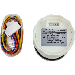 Указатель давления масла 0-5 бар цифровой бел/нерж (WS) 52 мм KUS