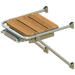 Платформа кормовая с трапом 4 ступени серые (040204GT, 10269486)