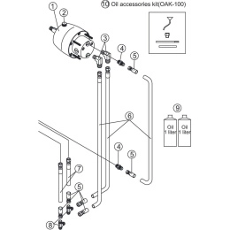 Гидравлическая система для установки второго поста управления 200-450 л.с. Sea First (DHK-38-25)