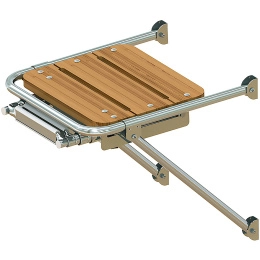 Платформа кормовая с трапом 4 ступени белые (040204WT, 10268787)