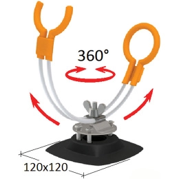 Держатель удилища на баллон надувной лодки (030643T)