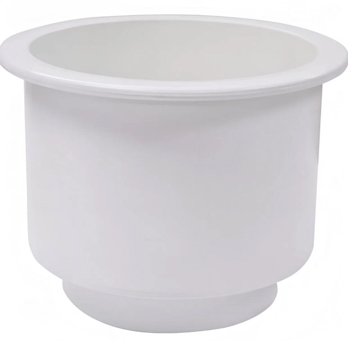 Подстаканник белый врезной 108x80мм (710300)