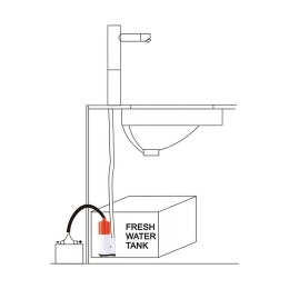 Помпа для умывальника SeaFlo 12 В 16 л/мин (SFSP1-L016-01)