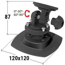 Кронштейн наклонный с креплением на баллон (040556T)