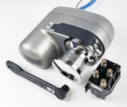 Якорная лебедка Quick Genius 800Вт 12В цепь 8мм с барабаном (FSGP22012D08A00)