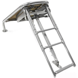 Платформа носовая с трапом 3 ступени серые (040245GT)