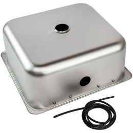 Мойка квадратная 350x320x150 мм стекл крышка Marine Rocket (MR23150BSS)