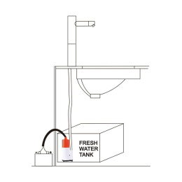 Помпа для умывальника SeaFlo 12 В 16 л/мин (SFSP1-L016-01)