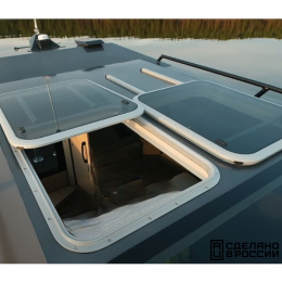 Люк палубный сдвижной Альбатрос ACR (акрил) 850x800 (030805T)