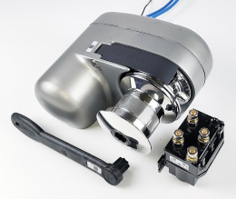 Якорная лебедка Quick Genius 800Вт 12В цепь 8мм с барабаном (FSGP22012D08A00)