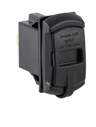 Разъем USB 5В 4.2А и вольтметр