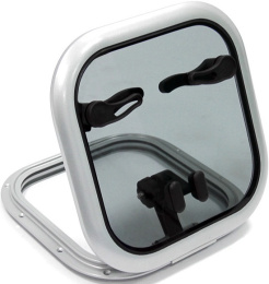 Люк палубный Альбатрос распашной 400х400 мм дымчатый (030824T)