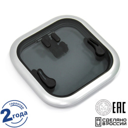 Люк палубный Альбатрос распашной 400х400 мм дымчатый (030824T)