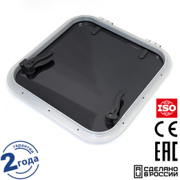 Люк палубный безрамный Пеликан 425x425 R75 (030811T)