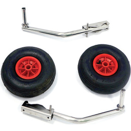 Комплект колес транцевых 260 мм быстросъёмных (060211T)