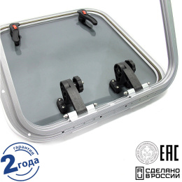 Люк палубный Альбатрос распашной 600х600 мм дымчатый (030828Т)