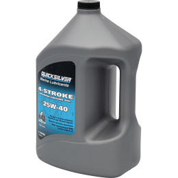 Масло 25W40 4л Quicksilver 4-Stroke Marine Engine минерал (8M0086224)