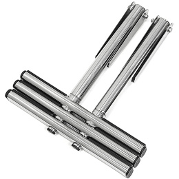 Трап дайверский телескопический складной 3 черные ступени 385 мм (040186BT, 10269552)