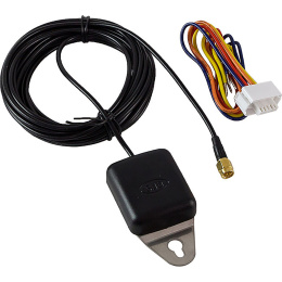 GPS-спидометр цифровой, черн/черн, выносная антенна, 85 мм (KY08213)