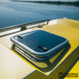 Люк палубный Альбатрос распашной 550х550 мм дымчатый (030827Т)