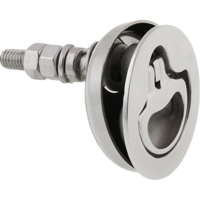 Ручка палубная потайная 64х75 мм нержавеющая сталь (007189)