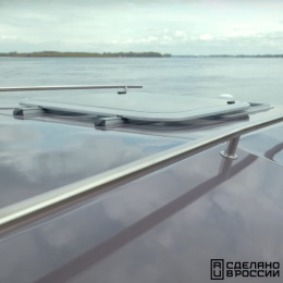 Люк палубный Альбатрос сдвижной 720х720 мм дымчатый (030802T)