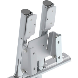 Трап дайверский телескопический быстросъемный 3 белых ступени 450 мм (040185WT,10269458)