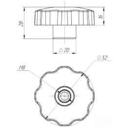 Ручка-фиксатор (040499T)