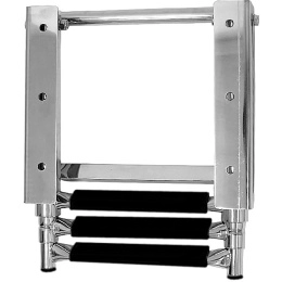 Трап телескопический выдвижной 3 черных ступени 272 мм (040105BT)