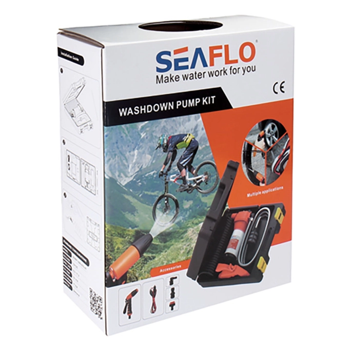 Портативный помывочный комплект SeaFlo 12В 17 л/мин (SFWP1-045-070-41)