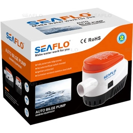 Помпа осушительная автомат 12В 600GPH (38 л/мин) SeaFlo (SFBP1-G600-06)