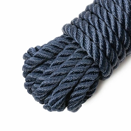 Трос швартовый 12мм*9м 3-прядный нагрузка 2900 кг синий Петроканат (115010P)